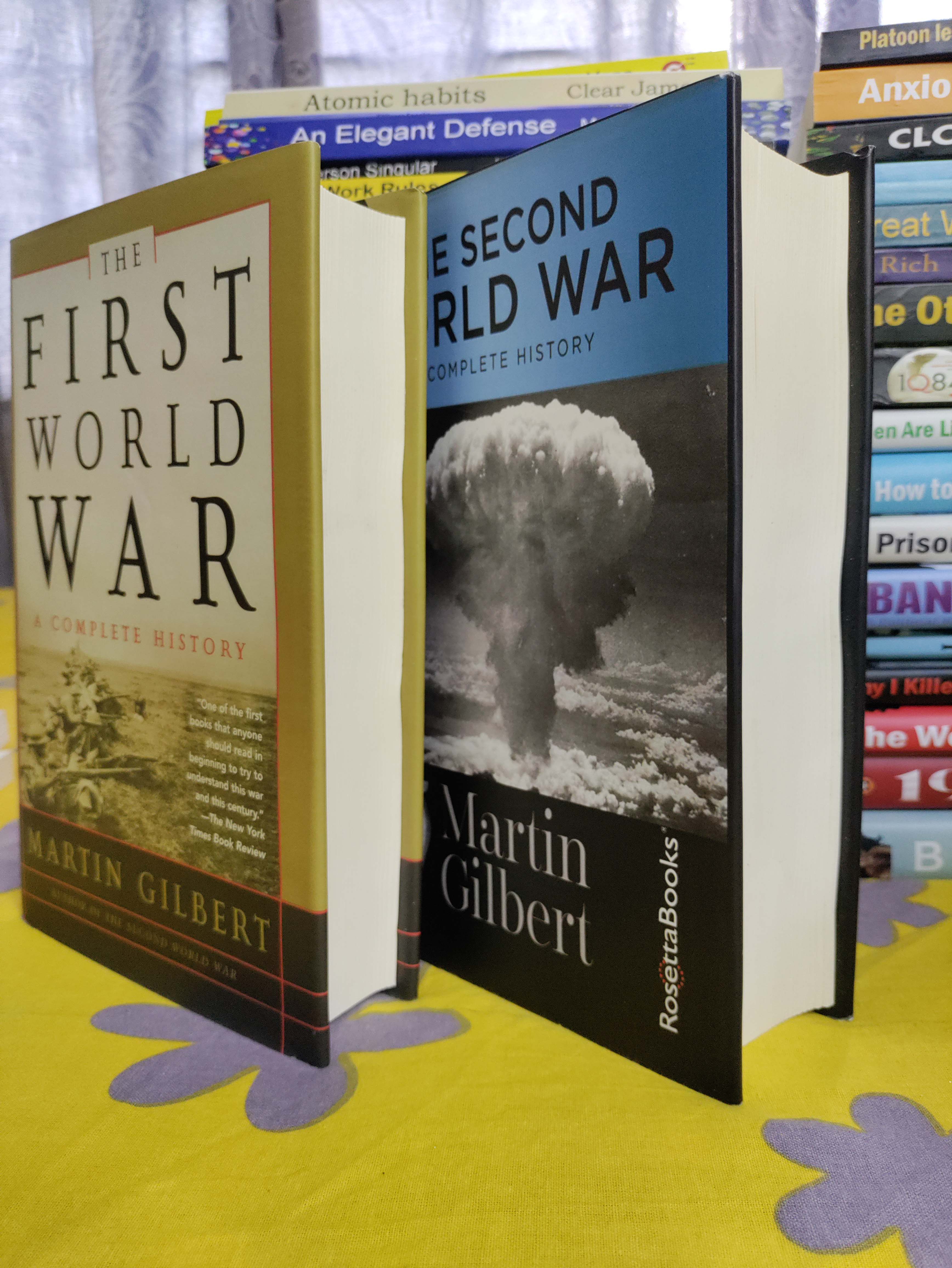 The First  & Second World War: A Complete History by Martin Gilbert genre (2 book set)